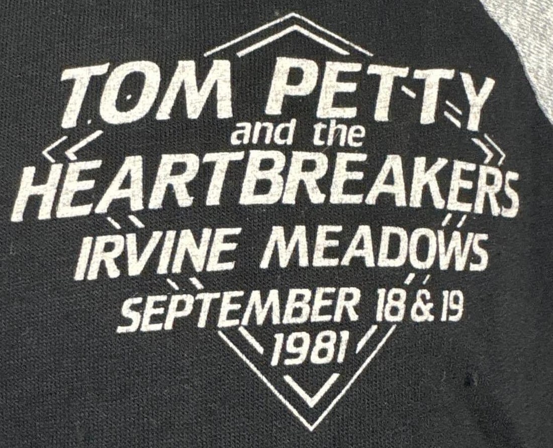 Tom Petty & the Heartbreakers Vintage 81 Tour Concert T-Shirt (Chip Rachlin Collection) - 3