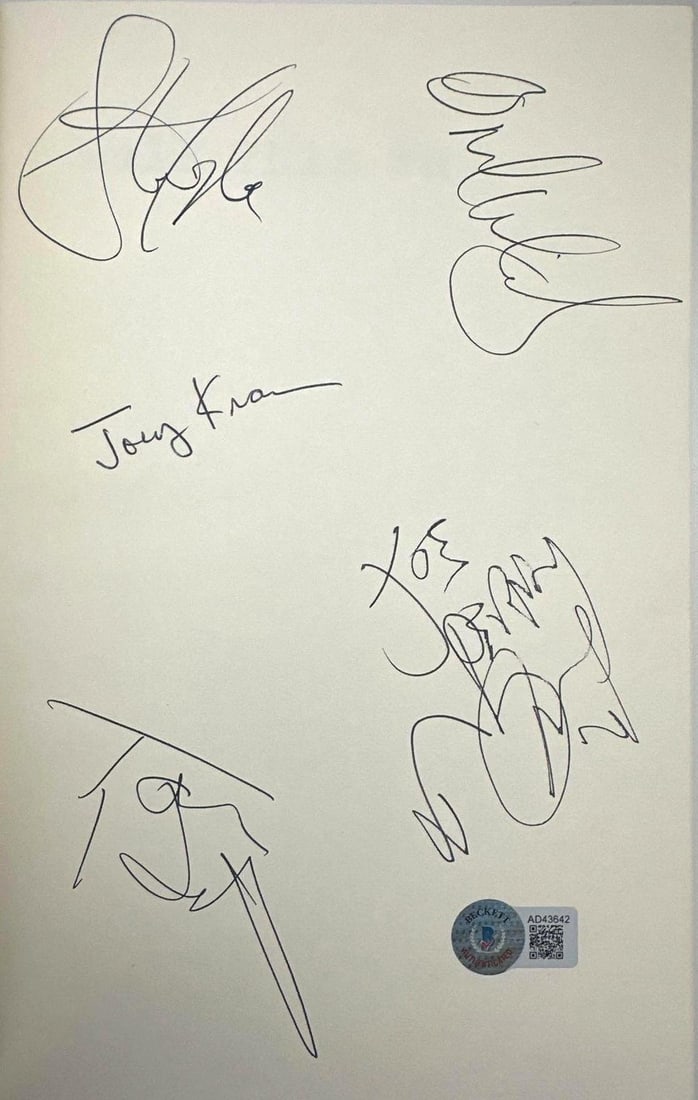 Aerosmith Fully Group Signed "Walk This Way" Autobiography Book (5 Sigs) (Beckett) - 2