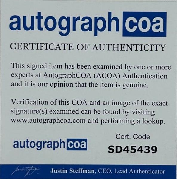 Miles Davis Signed Cut (ACOA Authentication) - 3