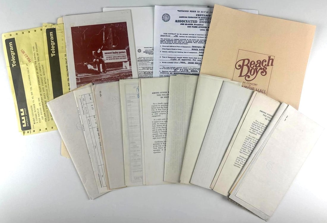 The Beach Boys 1971 Carnegie Hall Concert Working Archive (Chip Rachlin Collection) - 4