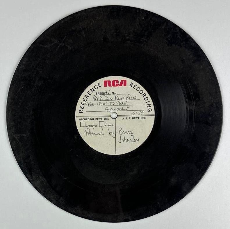 Beach Boys Bruce Johnston "Be True to Your School" RCA Reference Recording (Chip Rachlin Collection) (1 of 3)