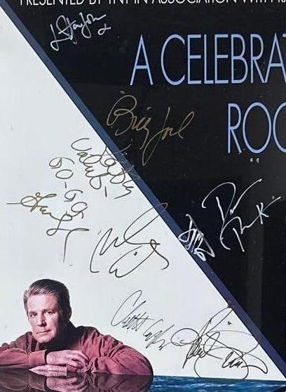 Beach Boys "Brian Wilson Tribute" Elton John, Paul Simon, Ect. Signed Poster (15+ Sigs) (Rachlin) - 2