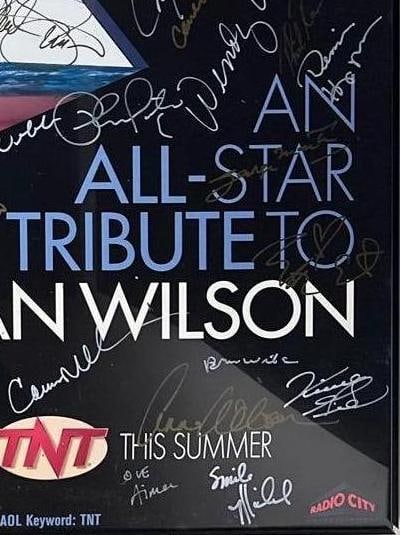 Beach Boys "Brian Wilson Tribute" Elton John, Paul Simon, Ect. Signed Poster (15+ Sigs) (Rachlin) - 3