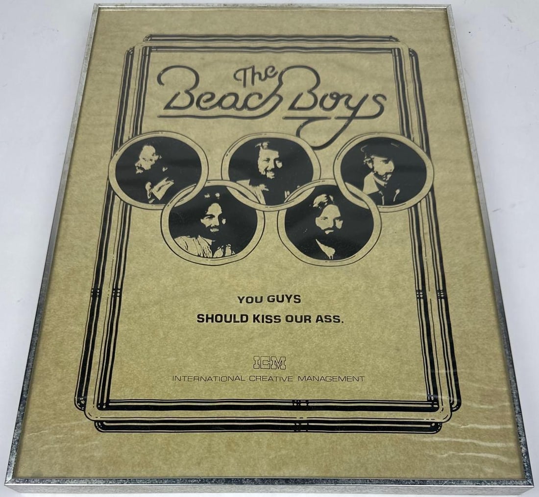 The Beach Boys Vintage Original ICM Promotional Poster (Chip Rachlin Collection) - 3
