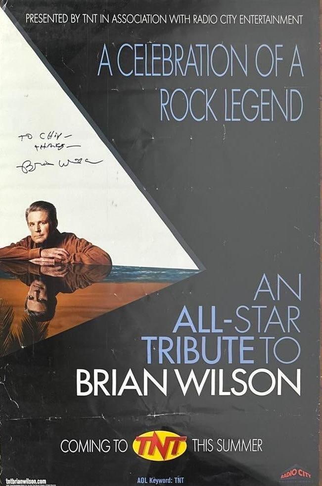 Beach Boys: Brian Wilson Signed 2001 Tribute Concert Poster & T-Shirt (Chip Rachlin Collection) (1 of 6)
