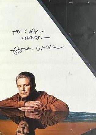 Beach Boys: Brian Wilson Signed 2001 Tribute Concert Poster & T-Shirt (Chip Rachlin Collection) - 2