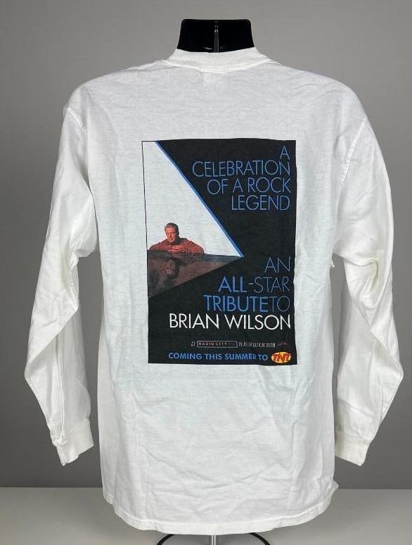 Beach Boys: Brian Wilson Signed 2001 Tribute Concert Poster & T-Shirt (Chip Rachlin Collection) - 4