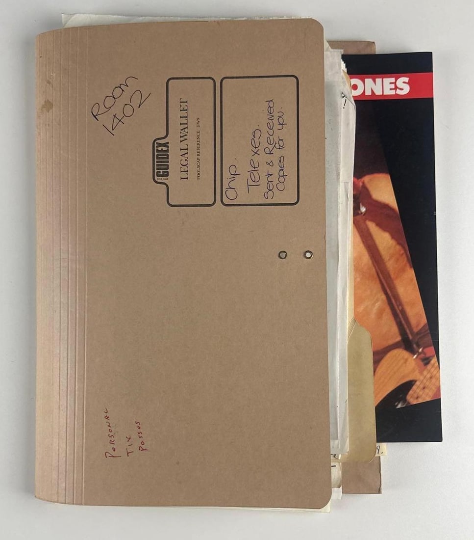 The Rolling Stones 1982 European Tour Extensive Working Archive (Chip Rachlin Collection) - 8