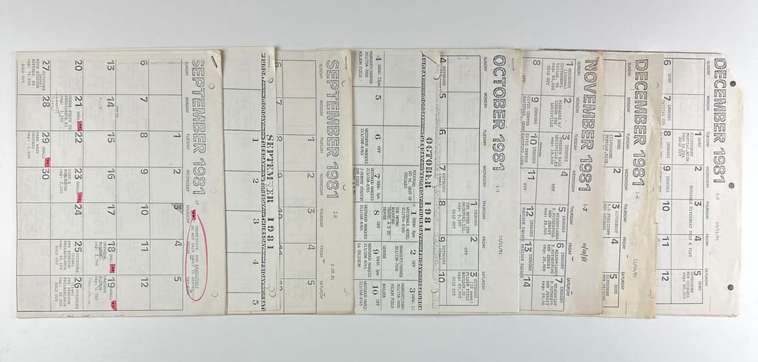 The Rolling Stones 1981 "Tattoo You" American Tour Working Archive (Chip Rachlin Collection) - 3