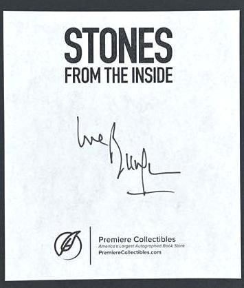 The Rolling Stones: Bill Wyman Signed "Stones: From the Inside" Book - 2