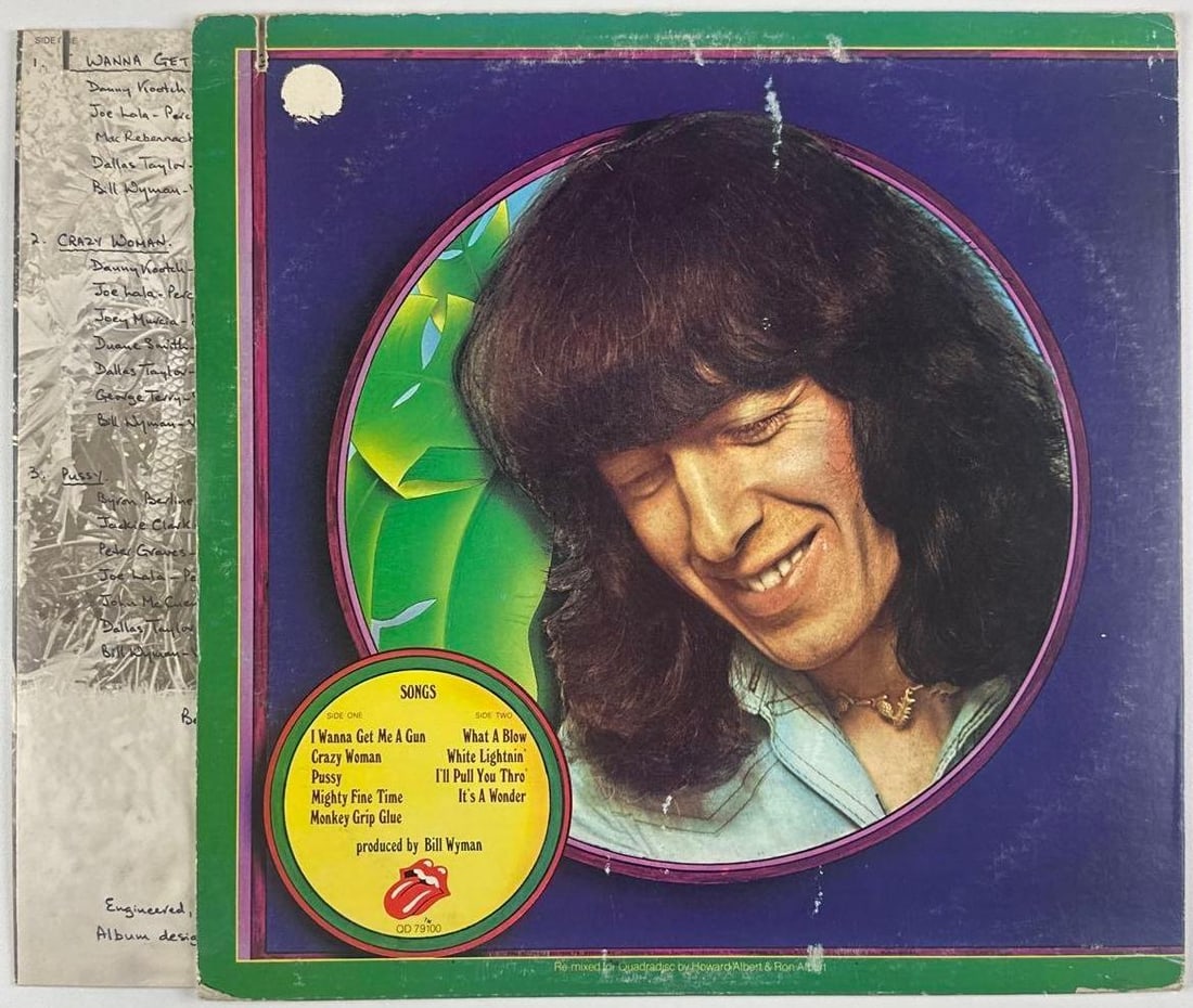 Rolling Stones: Bill Wyman Signed "Monkey Grip" Album (JSA Authentication) - 2