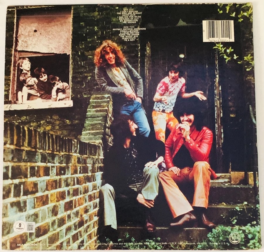The Who Group Signed "Meaty Beaty Big & Bouncy" Album (3 Sigs) (Beckett) - 2
