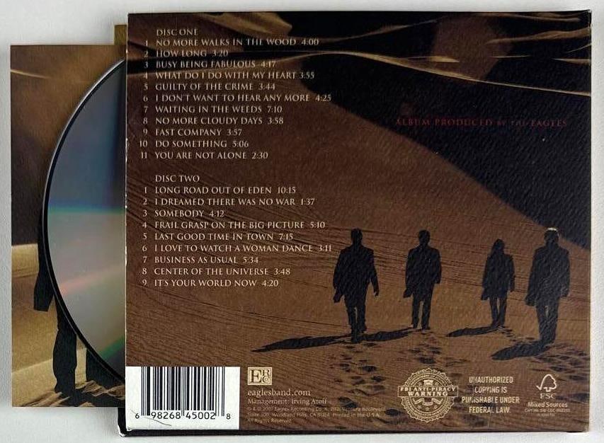 Eagles Group Signed "Long Road Out of Eden" CD Set (4 Sigs) (Third Party Guaranteed) - 2