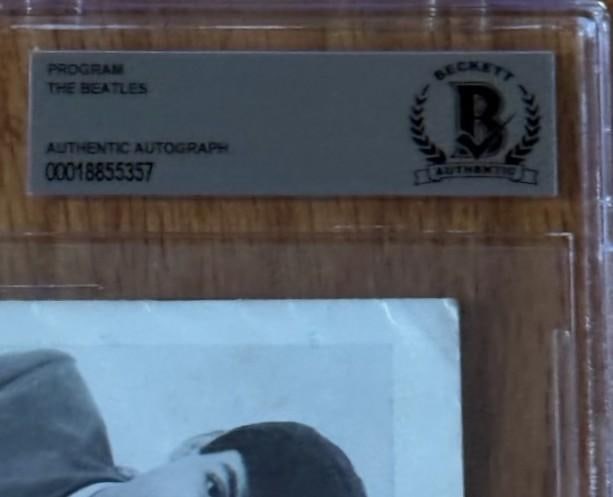 The Beatles Fully Group Signed 1963 Scottish Tour Program (4 Sigs) (Beckett Encapsulated) - 4
