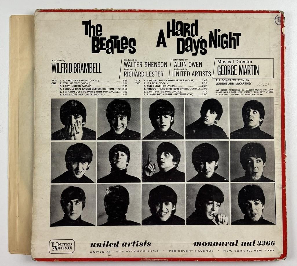 The Beatles: Paul McCartney Signed "A Hard Day's Night" Soundtrack Album (Beckett) - 3