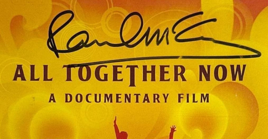 The Beatles: Paul McCartney Signed "All Together Now" DVD Documentary (Beckett) - 2