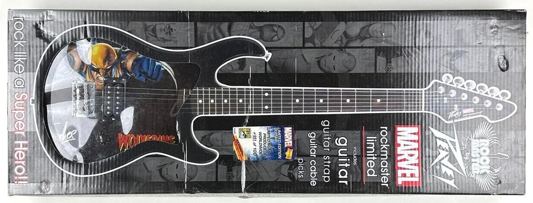Star Wars: Ian McDiarmid Signed Jedi Custom Graphics Peavey Rockmaster Guitar - 4