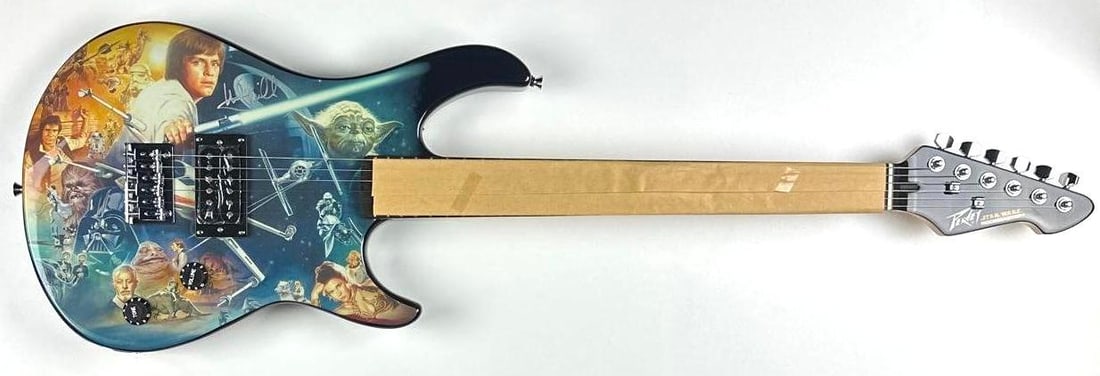 Star Wars: Mark Hamill Signed Peavey Rockmaster Guitar (Mark Hamill Certified Autograph) - 2