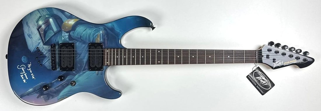 Star Wars: Jeremy Bulloch Signed Boba-Fett Custom Graphics Peavey Brand Stratocaster-Style Guitar - 2