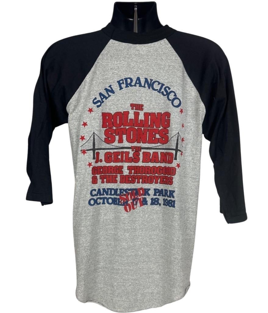 The Rolling Stones Vintage San Fransico Concert T-Shirt (Chip Rachlin Collection) - 3
