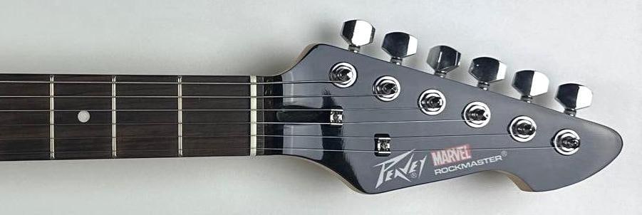 Marvel Avengers: Stan Lee Signed Wolverine Custom Graphics Strat-Style Peavey Rockmaster Guitar - 3