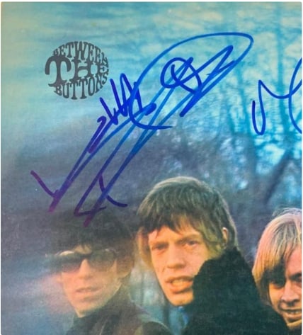 The Rolling Stones Group Signed "Between the Buttons" Album (3 Sigs) (Beckett Authentication) - 3
