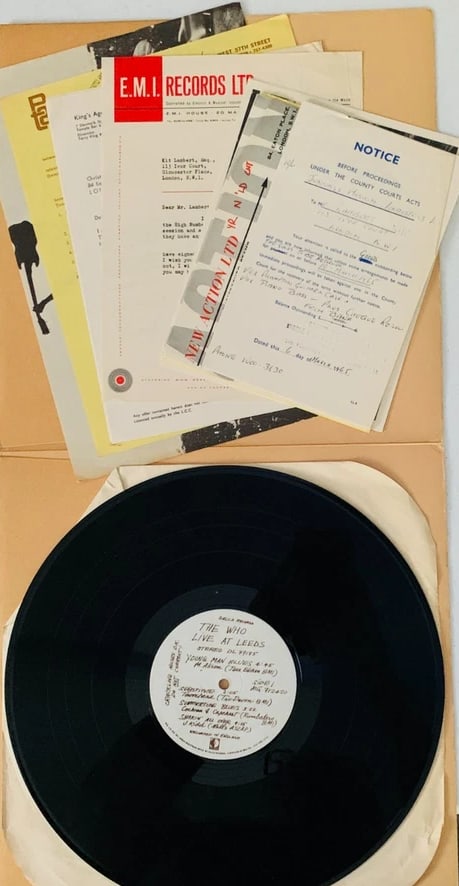 The Who Group Signed "Live at Leeds" Album (2 Sigs) (Beckett Authentication) - 2