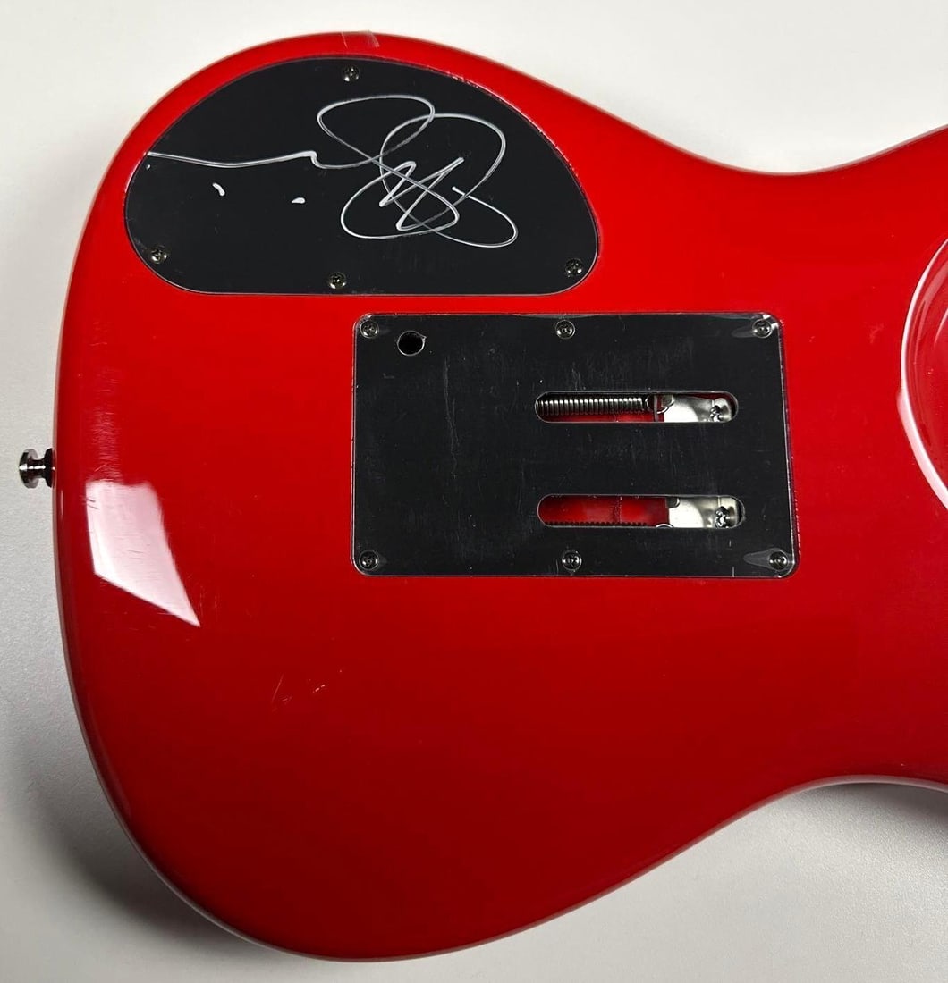 Marvel: Stan Lee & Joe Satriani Signed Silver Surfer Custom Graphics Ibanez Strat-Style Guitar - 4