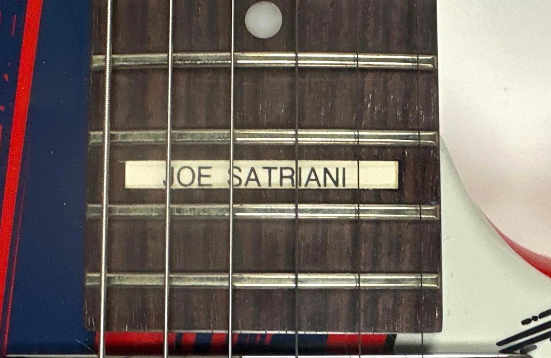 Marvel: Stan Lee & Joe Satriani Signed Silver Surfer Custom Graphics Ibanez Strat-Style Guitar - 5