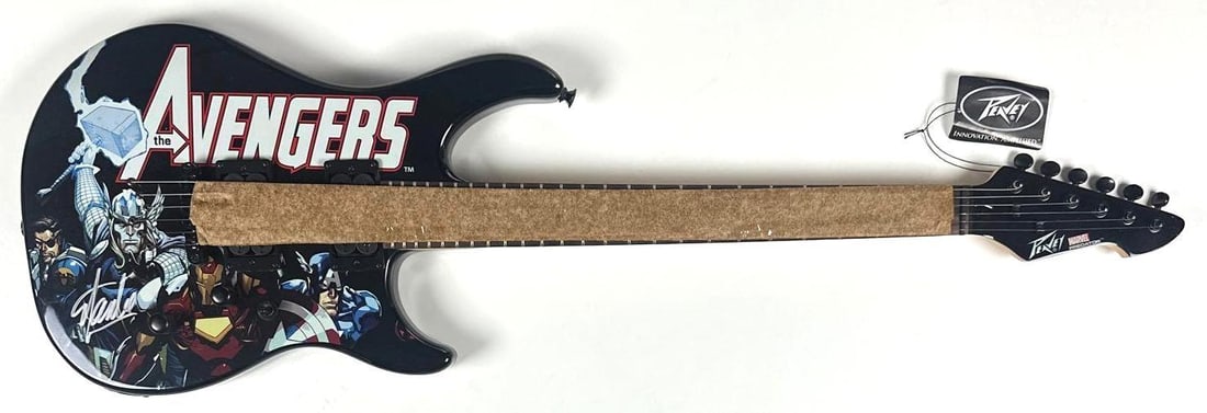 Marvel Avengers: Stan Lee Signed Peavey Rockmaster Guitar - 2
