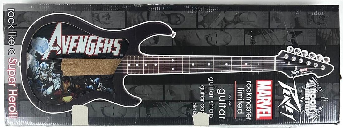 Marvel Avengers: Stan Lee Signed Peavey Rockmaster Guitar - 3