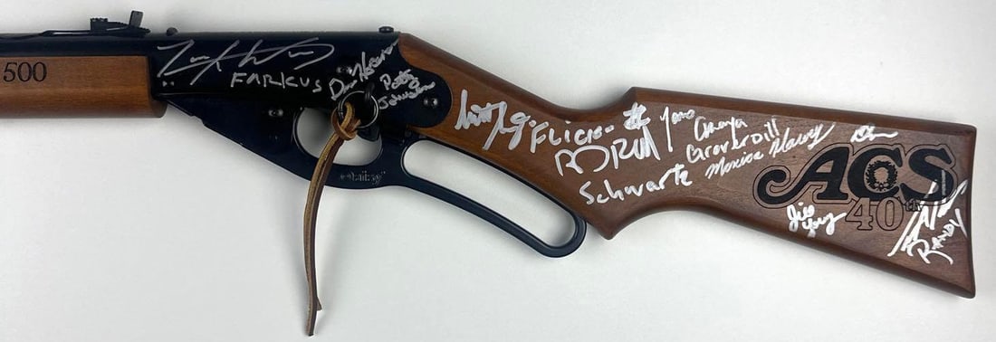 A Christmas Story Multi-Cast Signed Red Ryder BB Gun (Third Party Guaranteed) - 3