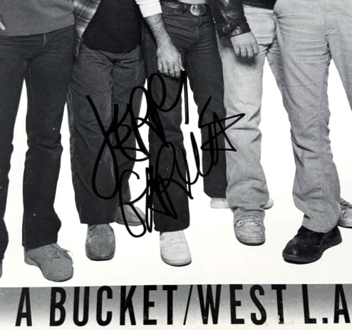 Grateful Dead: Jerry Garcia Signed "Hell in a Bucket/West L.A. Fadeaway" 12" Record (PSA/DNA) - 2