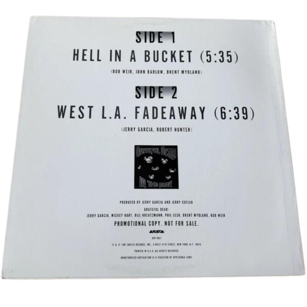 Grateful Dead: Jerry Garcia Signed "Hell in a Bucket/West L.A. Fadeaway" 12" Record (PSA/DNA) - 3