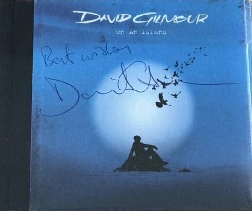 Pink Floyd: David Gilmour Signed "On An Island" CD (Beckett Encapsulated) - 2