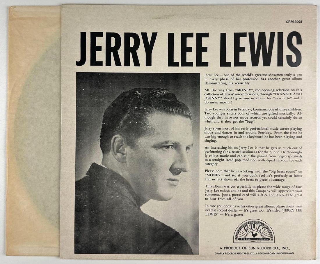 Jerry Lee Lewis Lot of (2) Signed Album & 10" x 8" Photo (Epperson) - 4