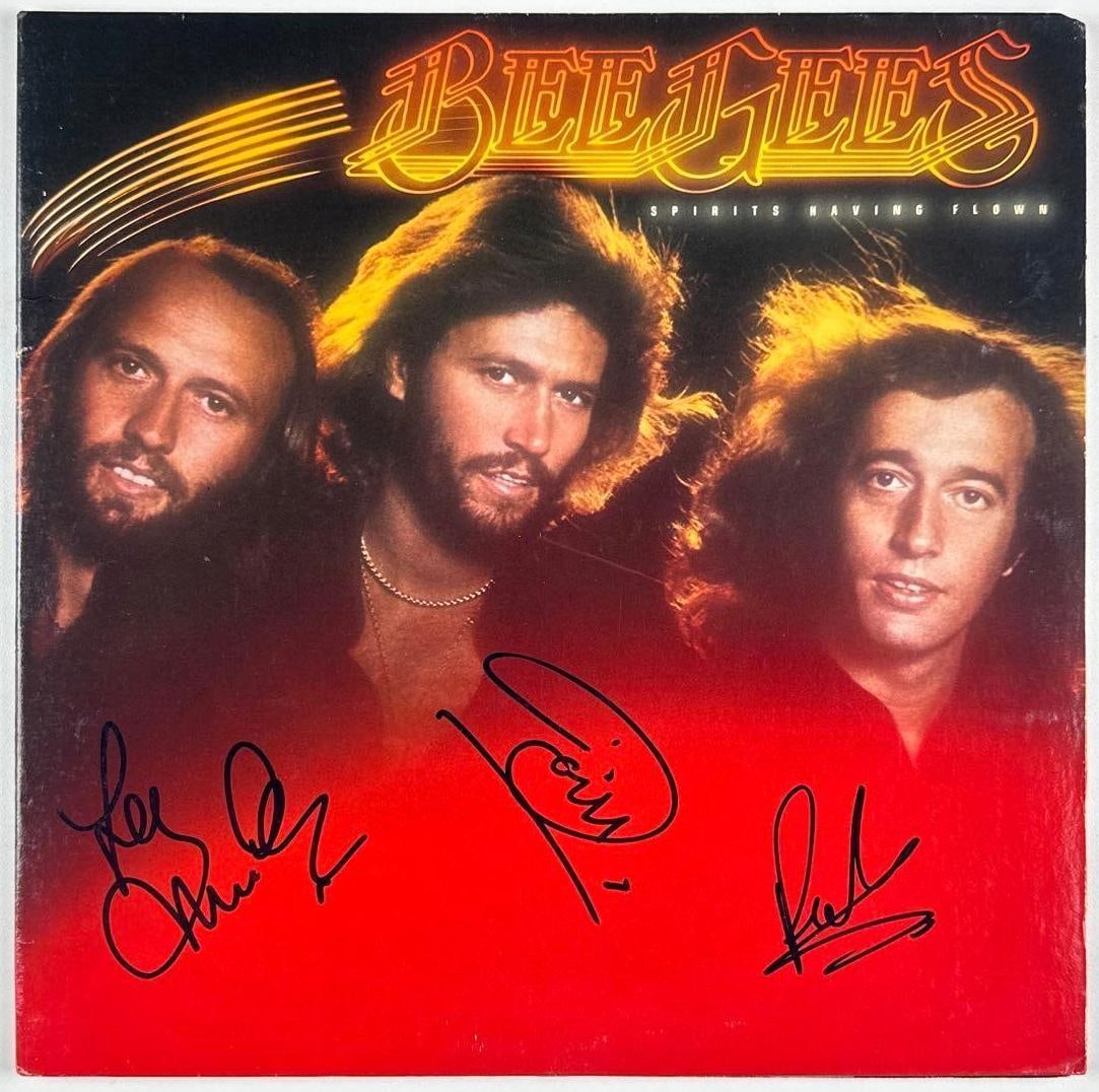 Bee Gees Group Signed "Spirits Having Flown" Album (3 Sigs) (PSA/DNA Authentication) (1 of 3)