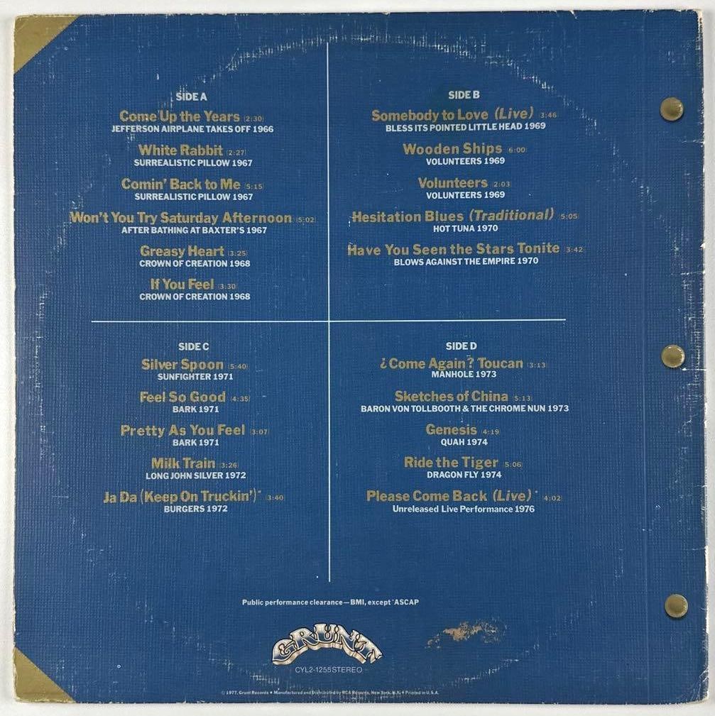 Jefferson Airplane Group Signed "Flight Log" Album (8 Sigs) (Third Party Guaranteed) - 2