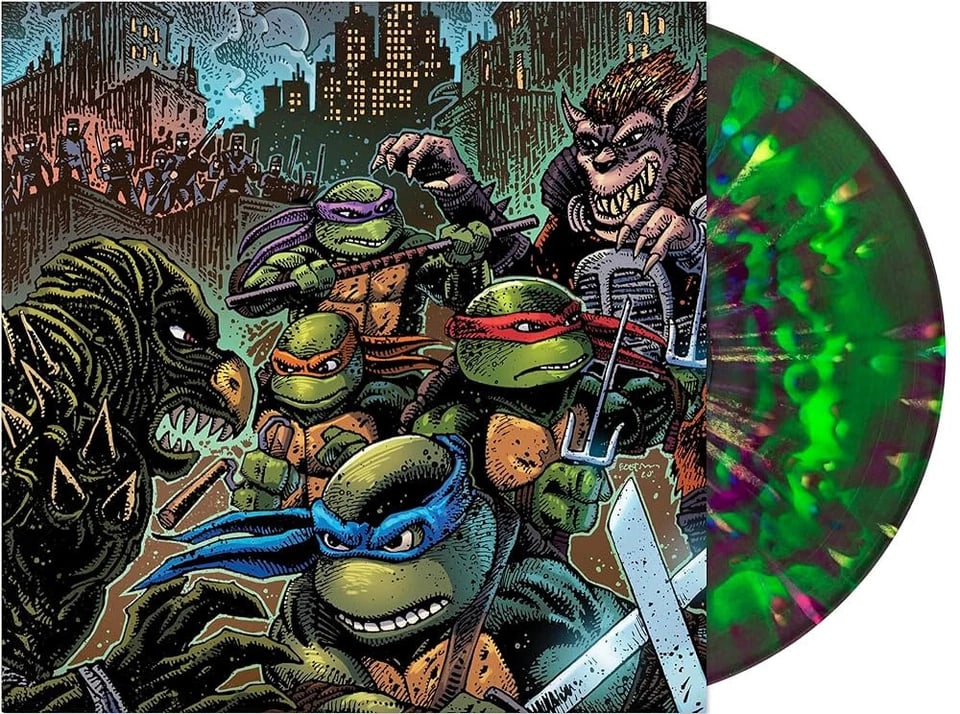 Kevin Eastman Signed "Teenage Mutant Ninja Turtles" Soundtrack Album (ACOA) - 2