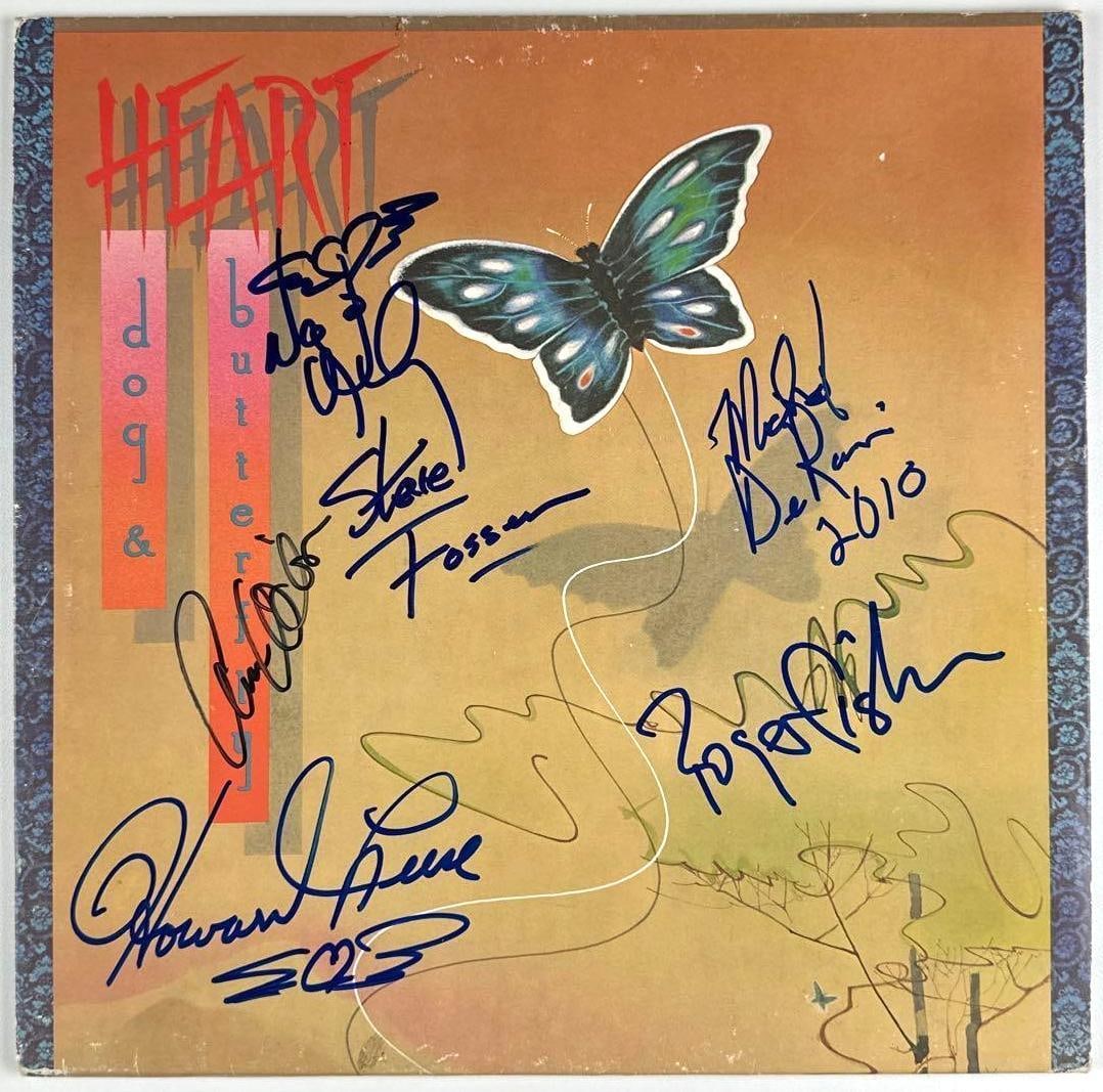 Heart Group Signed "Dog & Butterfly" Album (6 Sigs) (Third Party Guaranteed) (1 of 3)