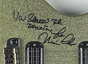Bee Gees Fully Group Signed Les Paul-Style Guitar (3 Sigs) (Epperson) - 3