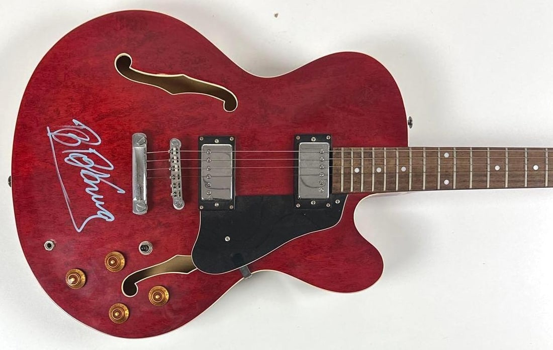 B.B. King Signed Carlo Robelli Semi-Hollow Electric Guitar (Third Party Guaranteed) (1 of 3)