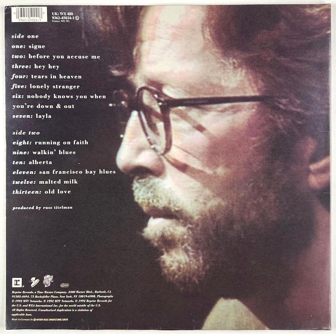 Eric Clapton Signed "Unplugged" Album (Third Party Guaranteed) - 2