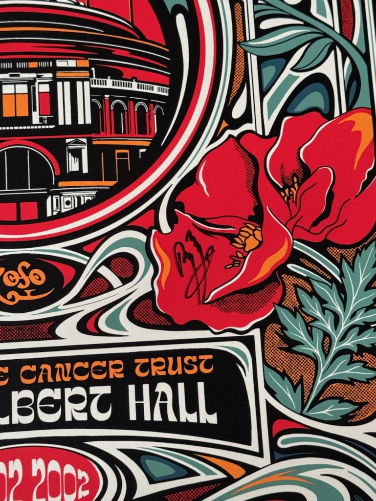 Led Zeppelin: Jimmy Page Signed 2002 "ZoSo at the Royal Albert Hall" 23" x 16" Poster (Grad LOA) - 2