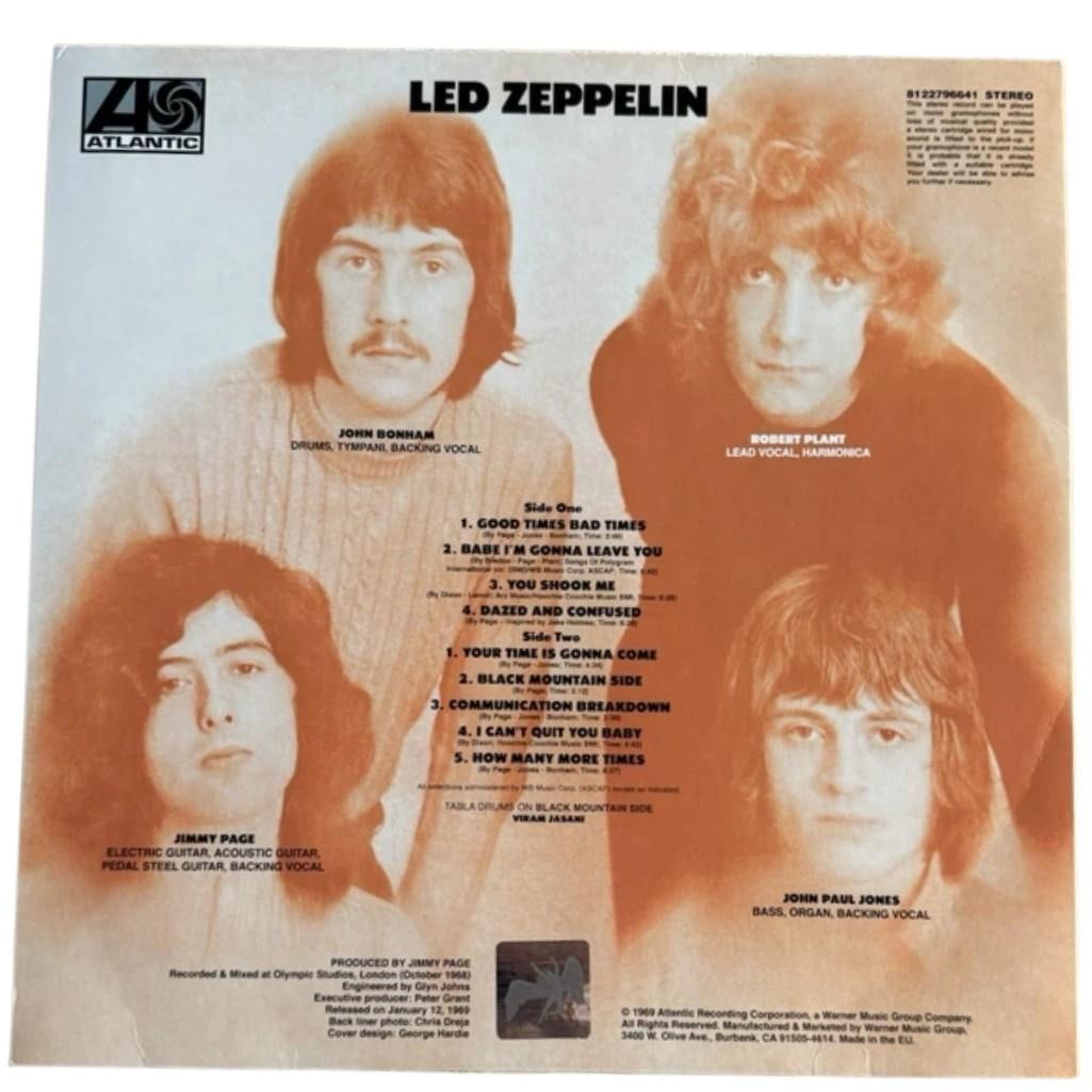 Led Zeppelin: Robert Plant Signed "Led Zeppelin I" Album (Beckett Authentication) - 2
