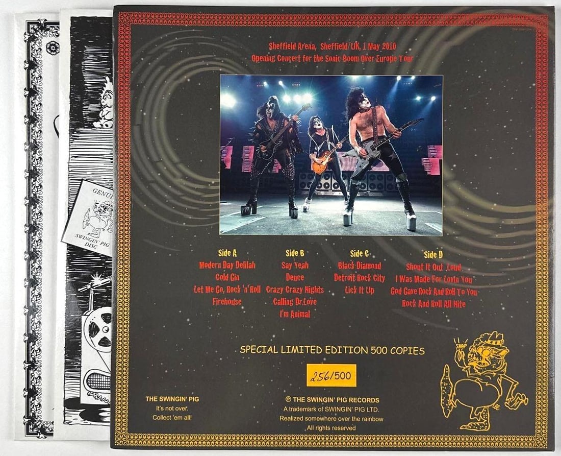 KISS Group Signed "Sonic Boom Over Sheffield" Album (4 Sigs) (Third Party Guaranteed) - 4
