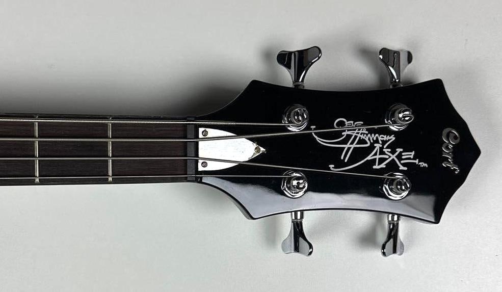 KISS: Gene Simmons Signed Limited Edition AXE Bass #0109 with Signed Custom Case (JSA) - 4