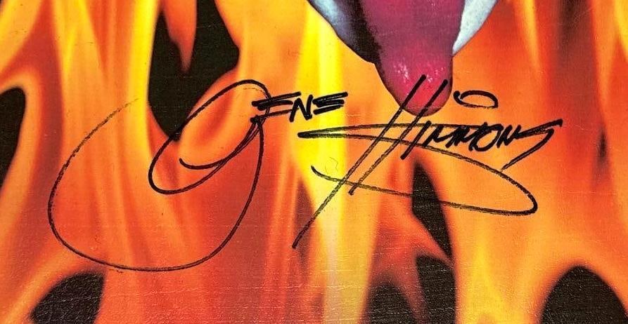KISS: Gene Simmons Signed Limited Edition AXE Bass #0109 with Signed Custom Case (JSA) - 6