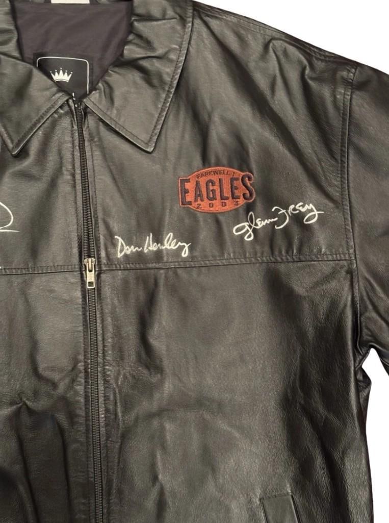 Eagles Group Signed "Farewell 2003" Leather Tour Jacket (4 Sigs) (JSA Authentication) - 5