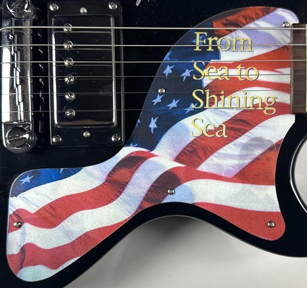 Alabama Group Signed "American Farewell Tour" Custom Graphics Les Paul-Style Guitar (4 Sigs) - 4